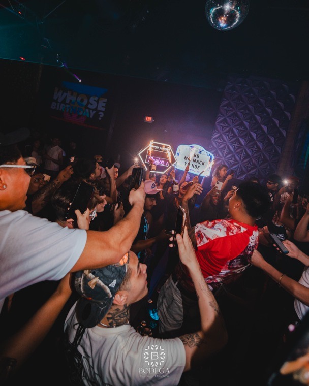 The Bodega crowd packed in under the disco ball